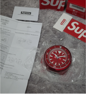 Supreme x Seiko Mai Alarm Clock Red 25SS Collection Authentic New