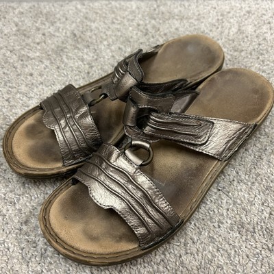 Rieker Sandals Women's 40 EUR 9 US Gladiator Brown Slip On