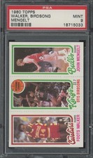 1980 Topps Walker/Birdsong/Mengelt PSA 9