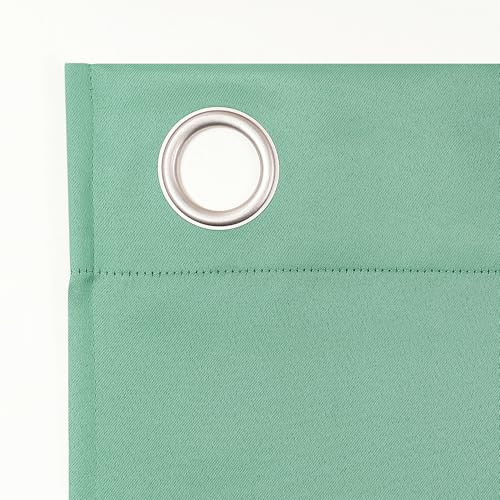 Riley Kids Bedroom Blackout Grommet Curtain Panel, 40" x 84, Aqua Blue - Bild 5 von 7