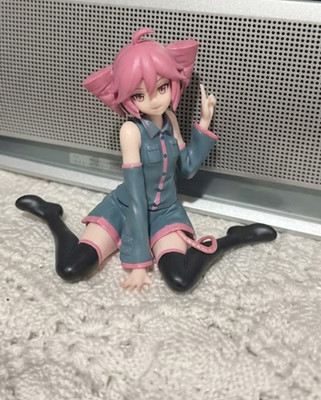 Kasane Teto PVC Figure UTAU Anime Cute Sitting Posture Statue Toy