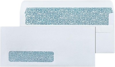 #10 Left Window Envelopes | 20 Count, Blank | Flip & Stick 