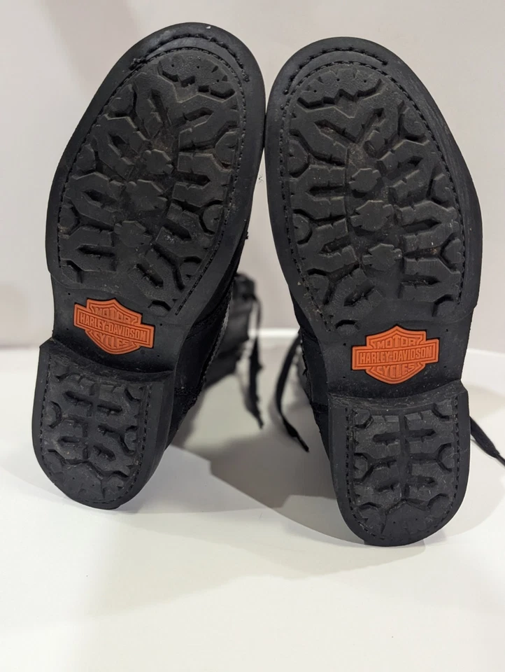 Auténticas botas de motocicleta Harley Davidson D95264 Ranger negras para hombre talla 9 Foto 2 de 4