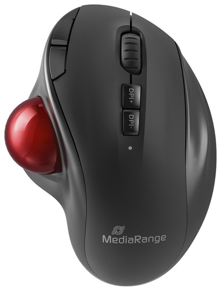 Mediarange MROS263 Maus Trackball Kabellos Schwarz-image
