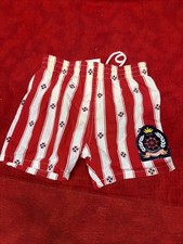 VINTAGE OSHKOSH B-GOSH RED  WHITE STRIPED SWIM BOYS TRUNK CLUB COMMODORE 12 MOS