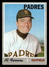 1970 Topps #345 Al Ferrara - San Diego Padres (MARKED)