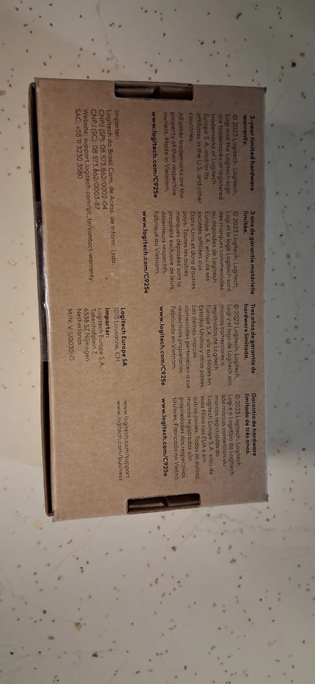 NEW SEALED Logitech C925e 1080p HD Webcam (960-001075) – USB – PC/Mac Video - Image 4 of 4