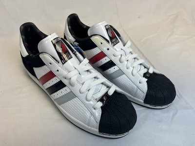 adidas Superstar 1 NBA  Trail Blazers  014150 Size 10M OG Box Rare,2006