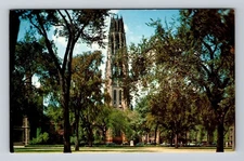 New Haven CT-Connecticut, Harkness Memorial Tower, University, Vintage Postcard