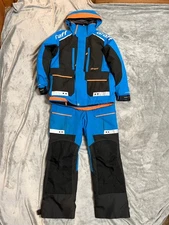 Graff Flow Float Guard Ice Fishing Set Jacket Overalls Bibs Men’s Size Small