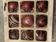 Vintage Glass Christmas Balls