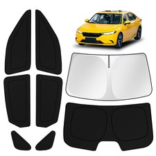 Honda Civic 2022-2026 Window Sun Shades - 8PC UV Block Privacy  Blackout Set