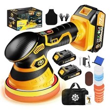 Cordless Car Buffer Polisher Kit 2x 2000mah 21v Batteries 18 Pcs Attachments Cordless Car Buffer Polisher Kit 2x 2000mah 21v Batteries 18 Pcs Attachments