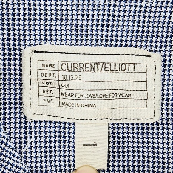 Current/Elliott Pattern Button down Long sleeve  … - image 5