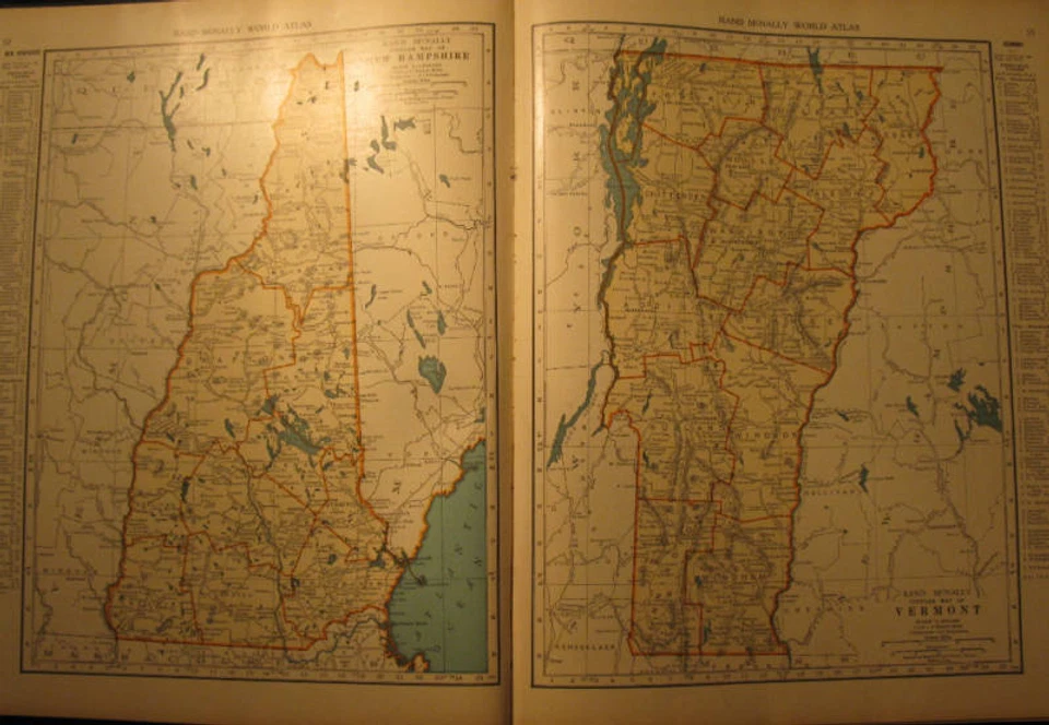 Estados Unidos, Atlas Mundial por Rand McNally, 1936 Foto 3 de 4