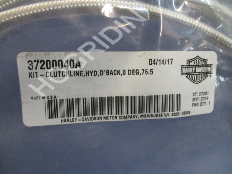 Harley Davidson electra glide diamondback hydraulic clutch cable line