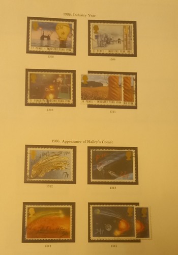 Colección de sellos GB QEII en álbum SG Vol II - buen usado- 1971-90 (casi completo) - Imagen 17 de 24