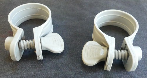 Lot 2 colliers serrage gris plastique tuyau arrosage – REF 5482 - Imagen 3 de 3