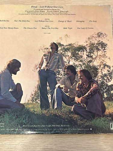 Bread - Lost Without Your Love 12'' 1977 LP Vinyl Record Aust Pressing - Picture 3 of 5