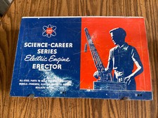 Gilbert Erector Set Electric Engine 10057 Science Career Series 1950s Steel VTG
