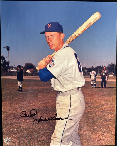 1969 World Champs - Bud Harrelson Signed Autographed Photo - New York Mets - COA