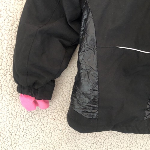 Zero Xposur Girls Galaxy BLACK PINK Lined Hood Jacket Sz 7/8 - Picture 6 of 15