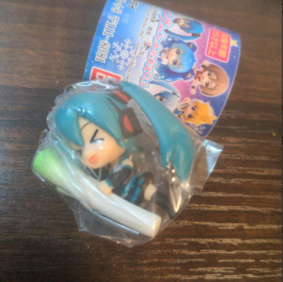 初音ミク　MIKU EXPO 2014 Keychain B キーチェーン Hatsune Miku with Green Onion VOCALOID Swing Winter Edition Key