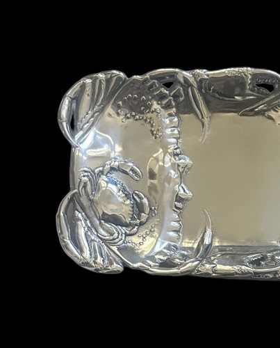 Arthur Court Silver Oblong Crab Tray - Picture 4 of 9