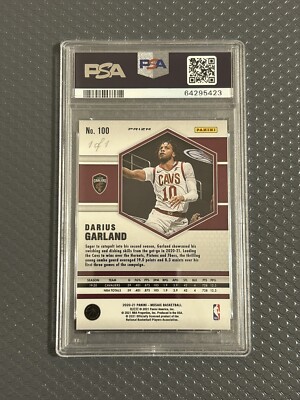 2020 Mosaic Darius Garland BLACK 1/1 PSA 10 Gem Mint True 1 Of 1