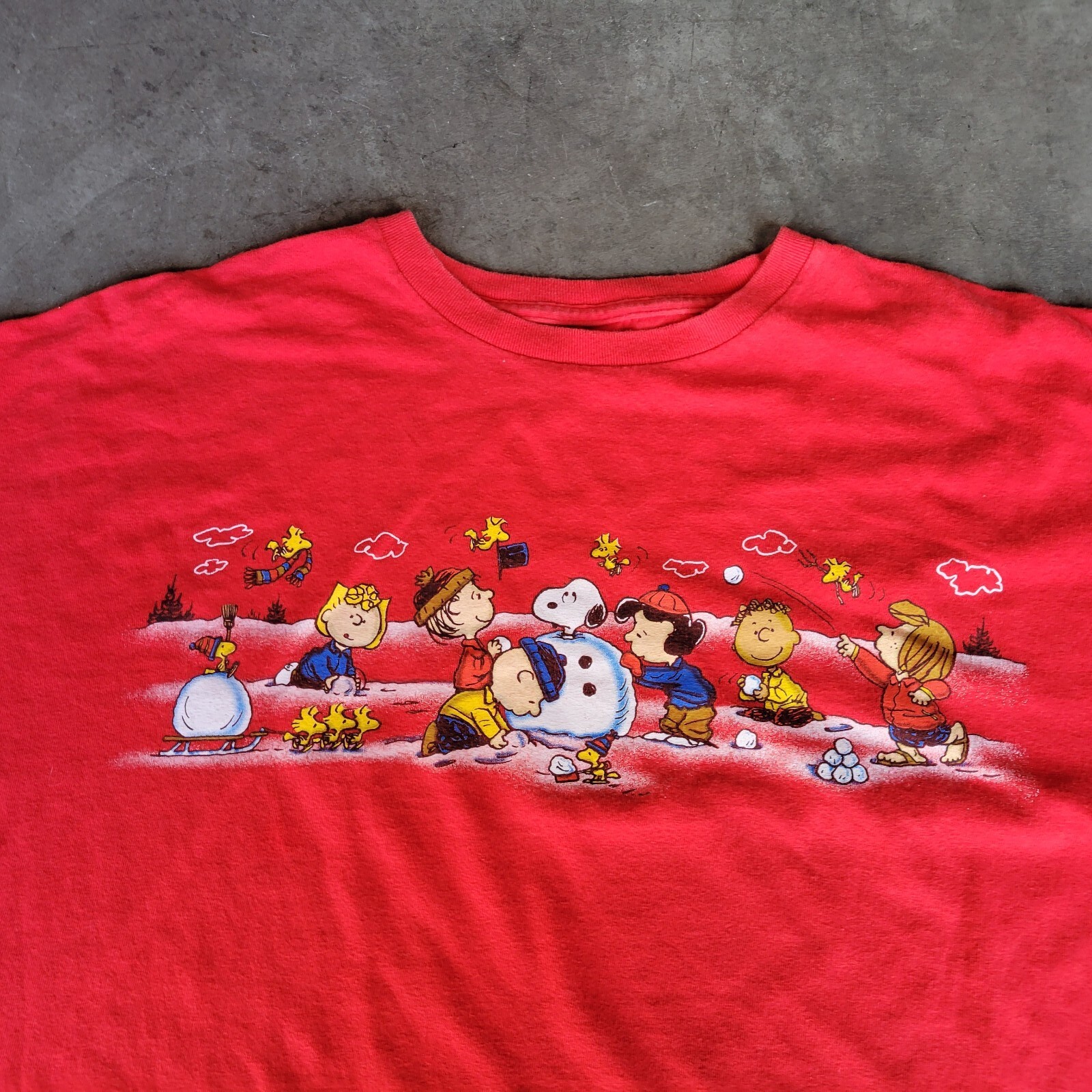 Charlie Brown Peanuts Christmas Snoopy Tee shirt Tsh… Gem