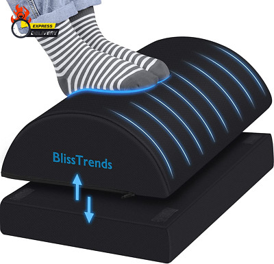 Foot Rest for under Desk at Work-Versatile Foot Stool with Washable Cover-Comfor