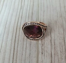 Bijoux fantaisie Pierre Lang bague déclaration pierres blanches anciens modèles