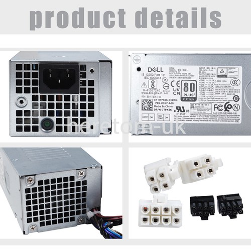 New Power Supply 500W D500EPS-01 T685J For Dell Vostro Inspiron 3910 3030 0T685J - Picture 8 of 19