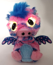Hatchimals Twins Interactive Dragon Sounds Lights Plush Pink Purple Spin Master