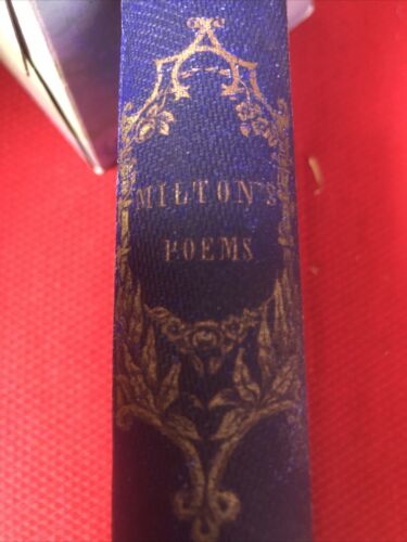 Complete Poetical Works Of John Milton Poems Rare Jonas Hoffman Lykens Pa 1857 - Picture 3 of 24
