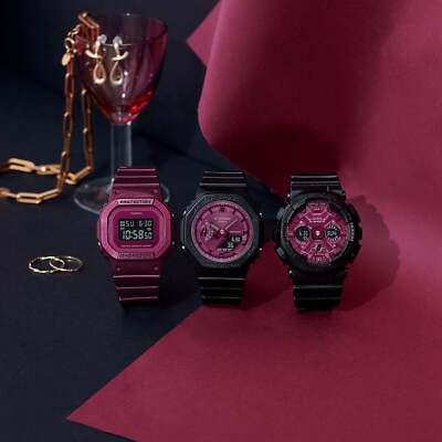 CASIO G-SHOCK GMA-S120RB-1AJF Analog Digital Watch Black & Red