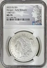 1887 CC MORGAN SILVER DOLLAR NGC MS70 FIRST RELEASES MORGAN LABEL 2023 FIJI MINT