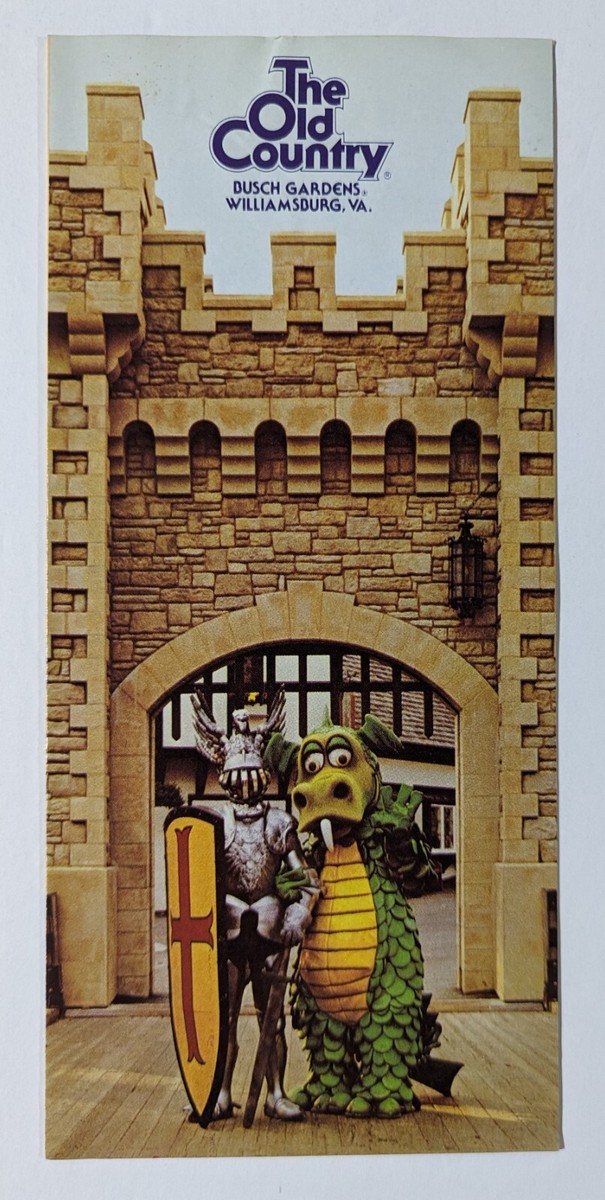Busch Gardens The Old Country Williamsburg Brochure Loch Ness