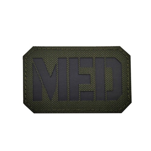 First Aid MED Medic Tactical Patch IR Reflective Army Airsoft Badge Hook Loop - Picture 9 of 22