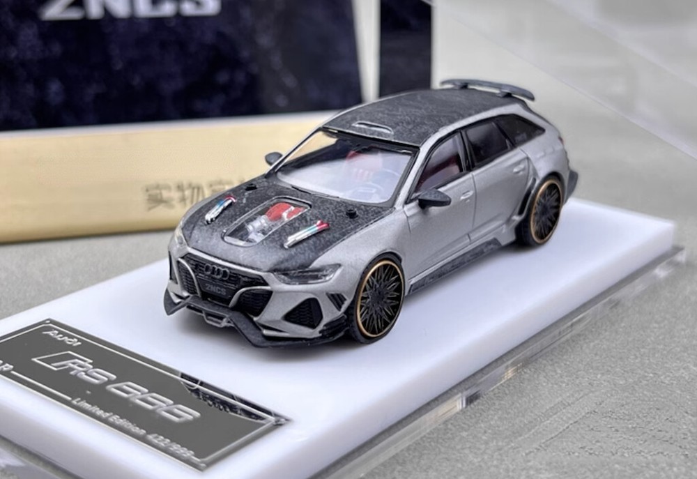 Top 1:64 RS6 2NCS Wagon Racing Sports Diecast Model Metal Car
