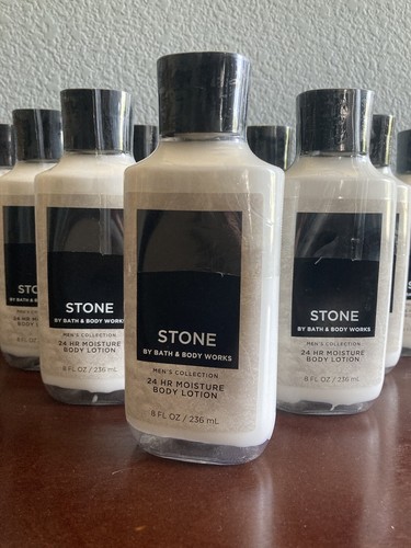 NEW Bath Body Works Men’s STONE Body Lotion Moisturizer 8 Oz MULTIPLE AVAILABLE