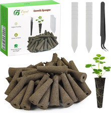 30 Pack Grow Sponges, Replacement Root Growth Sponges Seed Pods Compatible With 0.47 per gallon