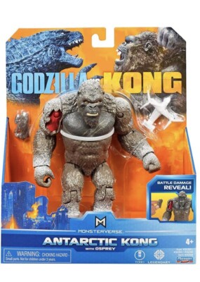 Godzilla vs Kong ANTARCTIC KONG w/ Osprey Playmates Monsterverse 6''