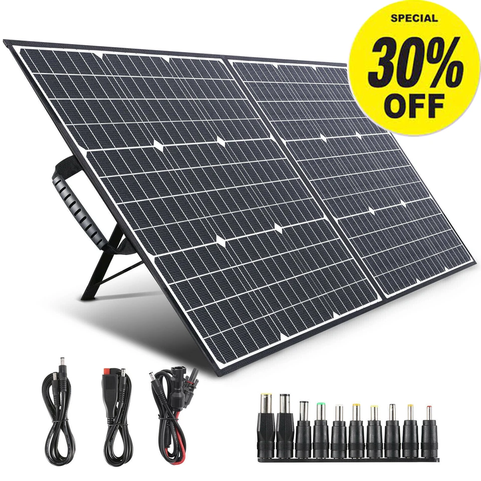 SWAREY 100W Faltbares Solarpanel Solarmodul tragbares Ladegerät Solarzelle