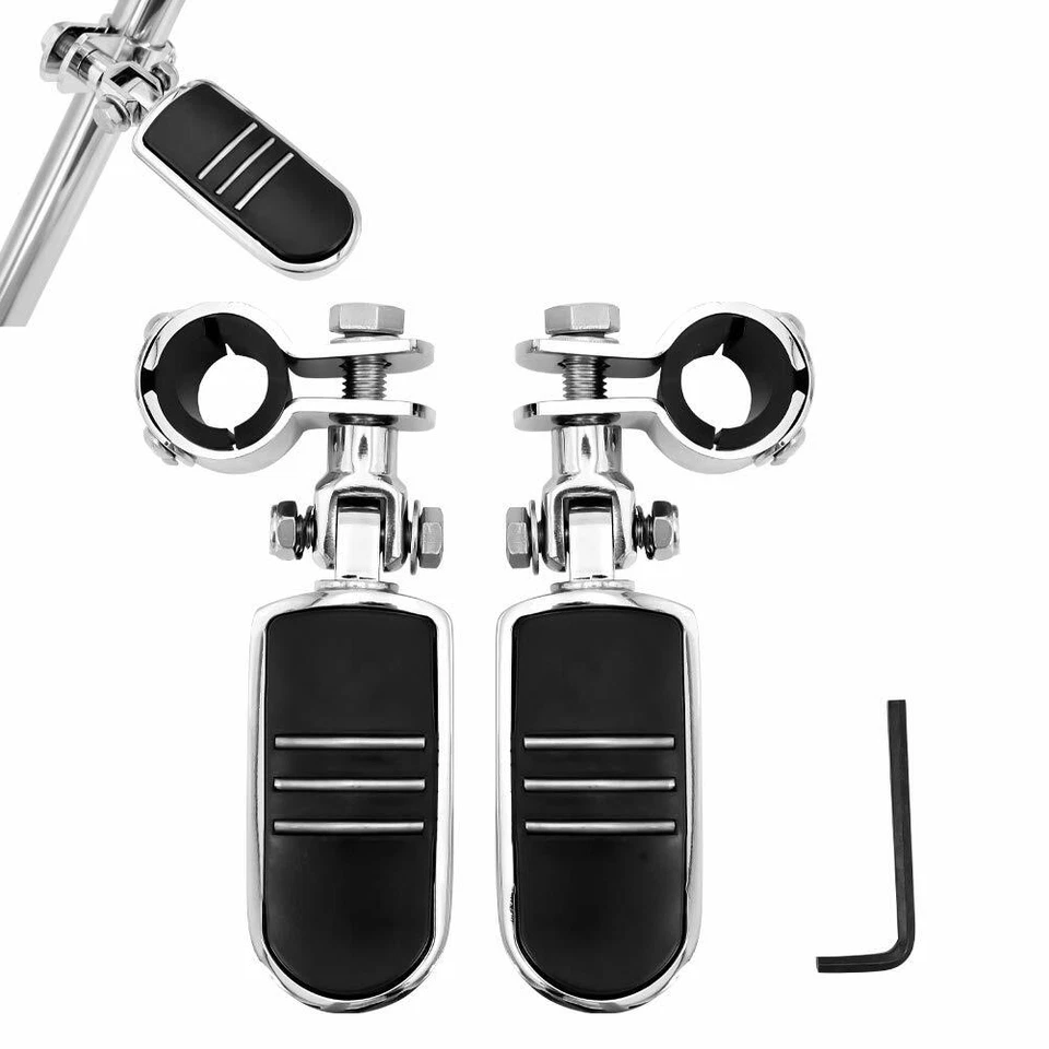 Barra de choque de pedal de 1"" 1-1/4" para Honda Rebel 250 500/Shadow 500 Foto 3 de 4