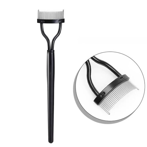 Beauty Makeup Eyelash Metal Brush Comb Lash Separator Mascara Lift Curl Tool - Picture 12 of 15