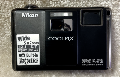 Nikon COOLPIX S1000pj 12.1 MP Digital Camera - Black 18208261864| eBay