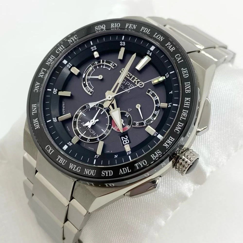 Seiko Astron SBXB123 Cal.8X53 Titanium Ceramic GPS Dual Time