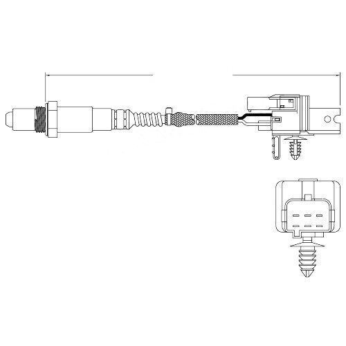 PRE CAT OXYGEN SENSOR O2 for Porsche 911 Turbo GT2 GT3 2000-2005 3.6 H6 996 PRE CAT OXYGEN SENSOR O2 for Porsche 911 Turbo GT2 GT3 2000-2005 3.6 H6 996