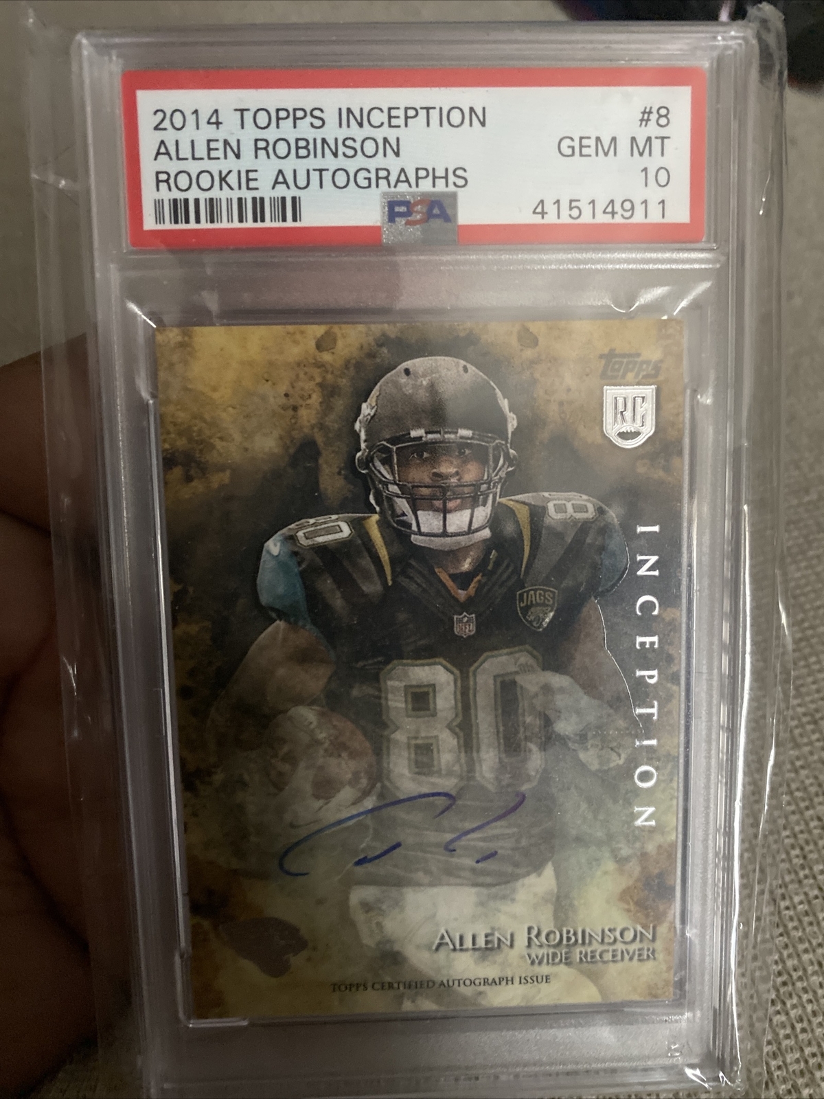 Allen Robinson Topps Inception Rookie Autographs #8 Base